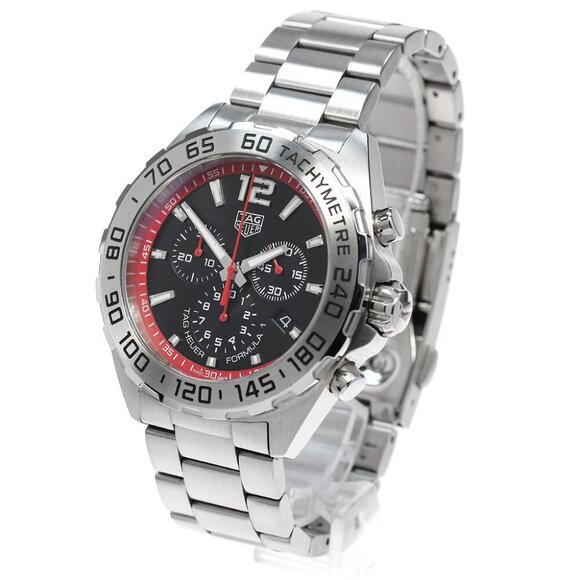 TAG HEUER Formula 1 CAZ101Y Chronograph Black/red Dial Quartz Men's Watch_844841